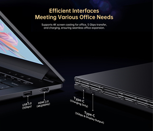X1 14 pulgadas 14 ''1920*1080 pantalla dual 360 grados I7 1255U tipo <span class=keywords><strong>C</strong></span> Business Notebook - Product Image 3