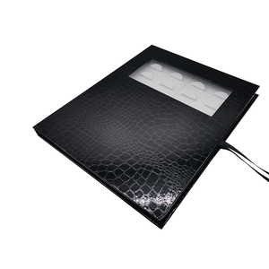 Private Logo Packaging Box Eyelash Vendor 3D Customized Boxes Lash Strip Book Mink Eyelash With Packaging Box