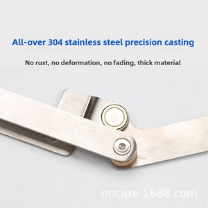 Hiện đại 180 độ chia cửa gỗ trượt theo dõi thiết lập hoàn chỉnh gấp cửa phần cứng phụ kiện phẳng thấp hơn đường sắt vít <span class=keywords><strong>Swing</strong></span> - Product Image 3