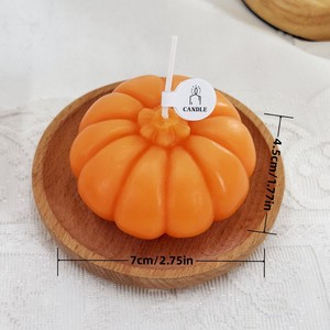 Candele Artigianali Personalizzabili di Alta Qualità in Paraffina, Profumate a Zucca di Halloween, Ecologiche, Non Tossiche, Novità, Disponibili in Diversi Colori per la Casa - Product Image 3