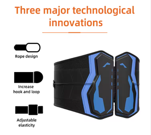 Soutien lombaire pour le bas du dos, nouvelle conception de haute technologie, réglable, respirant, en nylon, soulagement de la douleur, système à double traction - Product Image 2