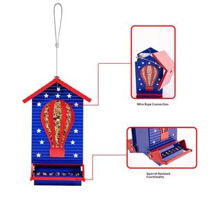 Mangeoire à oiseaux automatique intelligente en métal et plastique, anti-écureuil, pour cour et jardin, nouvelle génération transfrontalière - Product Image 4