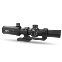 TYPHON LPVO Portée 1-6X24 SFP Verre Gravé Tactique Chasse Portée Optique Réticule Soupir Avec Support De Portée Tactique En Aluminium