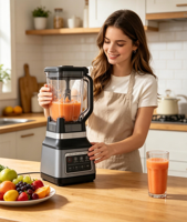 Blender Profesional Kontrol Digital Mesin Blender Mixer Multifungsi 1500W