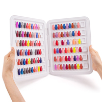 Wow! 2024 nouveauté ongles conseils Swatch pratique acrylique vernis à ongles Gel nuancier affichage boîte livre ongles Gel couleur livre