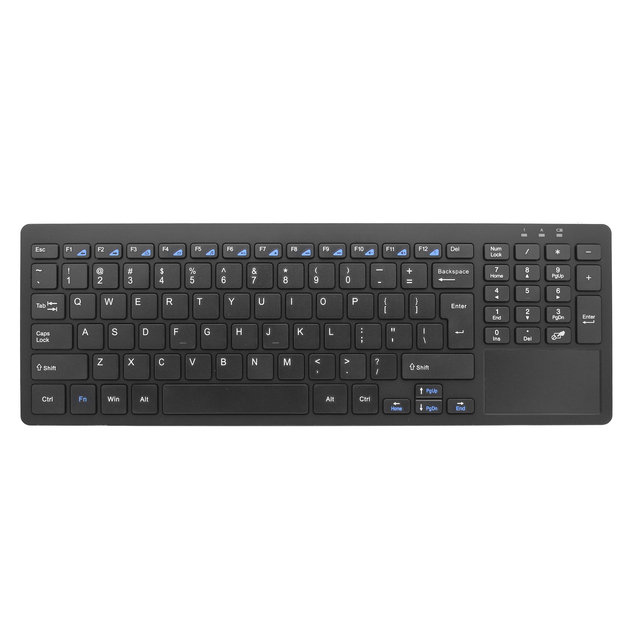 Business Hot Selling New Mini Wireless USB Keyboard HK8049 with Touchpad 2.4Ghz Anti-Ghosting