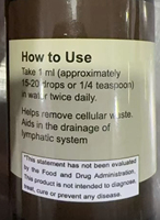 Supplément liquide biologique à base de plantes, huile contre la cellulite de culture sauvage pour le drainage lymphatique, favorise l'équilibre hydrique