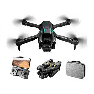 Nouveau produit transfrontalier S19 Drone à trois caméras Photographie aérienne Évitement des obstacles Quadricoptère pliable Télécommande - Product Image 1