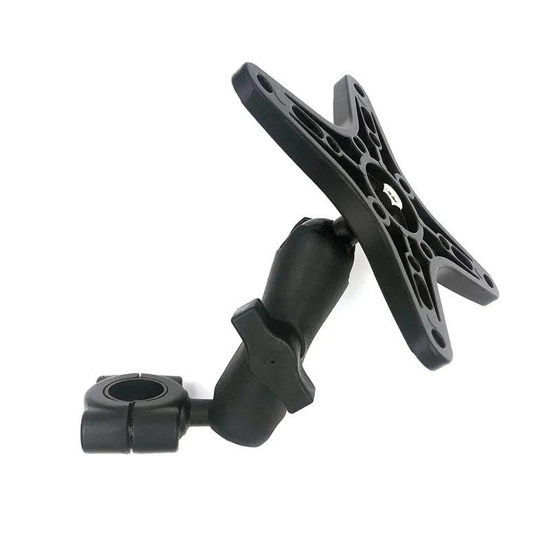 Support de poteau réglable bras de montage vesa pivotant 100x100mm adaptateur à bille 1 pouce support de tablette q2 appui-tête véhicule vesa support pour ram