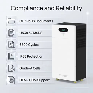 Sistema de Almacenamiento de Energía Doméstico de 51.2V 300Ah 15kWh con Batería LiFePO4, Inversor Híbrido de 7kW Integrado para Sistemas Solares Fuera de la Red, Resistente al Agua IP65 - Product Image 2