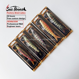 Nuevo Señuelo de Pesca de Agua Dulce y Salada de 100mm/135mm, Cebo Biónico Realista para Pescar Lubina, Trucha y Crappie - Product Image 5