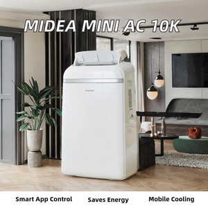 Extractor Venta caliente <span class=keywords><strong>Midea</strong></span> Eco 1.5hp Mini <span class=keywords><strong>aire</strong></span> acondicionado portátil 10000btu 220V R290 Enfriador móvil blanco para hoteles para el hogar - Product Image 3