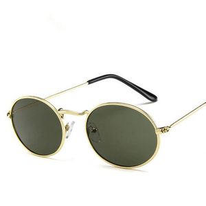 Gafas de Sol Retro de Moda 2019 para Hombre y Mujer, Protección UV400, Montura Metálica Ovalada - Product Image 5