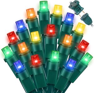 ไฟคริสต์มาส LED เกรดเชิงพาณิชย์ ขนาด 5 มม. สำหรับใช้ภายในและภายนอกอาคาร ไฟเส้นขนาดเล็ก ป้องกันน้ำ IP65 โครงสร้างชิ้นเดียว ความยาว 25 ฟุต - Product Image 1