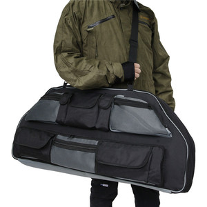 Sac de rangement portable pour arc et flèches de grande capacité, 1,2 m, pour la chasse, noir, tissu Oxford 600D - Product Image 3