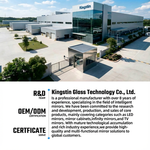 Serie Kingstin Smart: <span class=keywords><strong>Specchio</strong></span> intelligente rotondo senza cornice con sistema Android integrato e tecnologia antiappannamento - Product Image 5