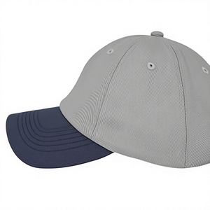 Gorra de Béisbol Daizha Gris y Azul Marino de 6 Paneles, Transpirable, Impermeable, Deportiva, Ajustable, para Hombre Adulto - Product Image 1