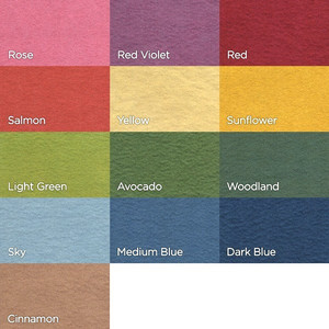 Feuilles de tissu <span class=keywords><strong>feutre</strong></span> de couleurs assorties, carrés pour loisirs créatifs, non tissé, épaisseur 1 mm 2 mm - Product Image 5