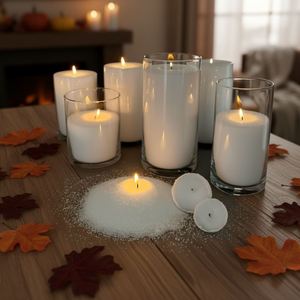 Nouveautés : Perles et poudre de cire de sable naturelle perlée pour bougies – Écologiques, véganes, 100 % biologiques, pour barres de Diwali - Product Image 1