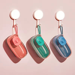 Dispensador de jabón, cepillo para fregar, <span class=keywords><strong>limpiador</strong></span> de goma para fregadero, sartén, olla, cepillo de limpieza para baño, ducha, fregadero, alfombra, suelo - Product Image 2