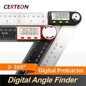 DGF-360 Dijital Açı Ölçer 360 Derece Pergel LCD Ekran Pilli Ahşap İşleri için Ölçüm Aleti Açı Ölçer - Product Image 3