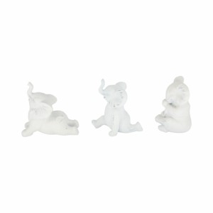 Sculture di elefanti in resina per decorazioni per la casa, bagno, ufficio, soggiorno. - Product Image 5