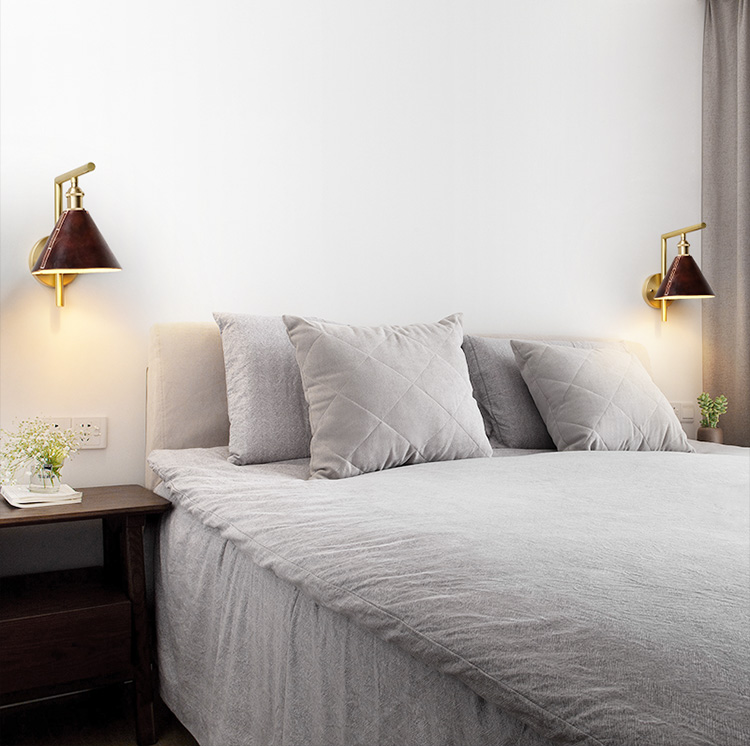 Modern Gold Wall Light for Bedroom Nordic Bedside Sconce Lighting Fixture Indoor Decorative led Wall Lamp