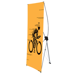 Expositor Publicitario Portátil Personalizado para Ferias Comerciales, Soporte de Alta Calidad para Pancartas Tipo <span class=keywords><strong>X</strong></span> de <span class=keywords><strong>80x180</strong></span> cm, Soporte de Fibra Tipo <span class=keywords><strong>X</strong></span> - Product Image 2