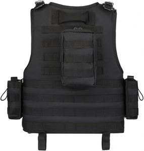 Chaleco Táctico BSCI con Bolsa de Pecho, Negro, Poliéster 600D, Ajustable, Personalizado, Arnés de Pecho para Radio, Bolsa Frontal - Product Image 6