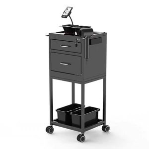 Barbershop <b>trolley</b> large capacity hair salon teaching and training tools multifunctional storage high-end - Product Image 2