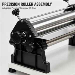 Máquina Laminadora de Masa de Sobremesa, Rodillo de Masa Comercial para Hacer Hojas de Masa de Croissant y Hojaldre - Product Image 2