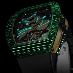 BG9003 <b>Mechanical</b> Movement Wristwatch Carbon Fiber Watchcase Material Luminous Great Wall Dial <b>Watches</b> for Men - Product Image 4