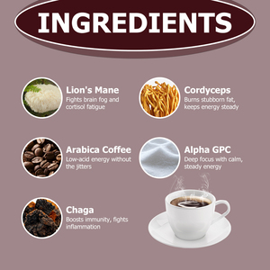 กาแฟเห็ดขายดี ผสมไนอะซิน เสริมภูมิคุ้มกันและบำรุงร่างกาย เพิ่มพลังงาน รสชาติกลมกล่อมแบบถั่ว - Product Image 2