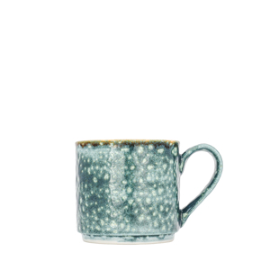 Tazza impilabile Moon Turquoise da 6 cm, 18 cl, in ceramica, per tè e caffè - Product Image 1
