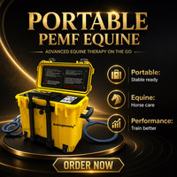 Appareil professionnel portable de thérapie magnétique PEMF pour équidés, destiné aux cliniques vétérinaires et aux soins vétérinaires, fabrication OEM ODM.