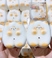 Hachimi Bear Nian Gao Blind Box Squishy Toys avec mousse PU à remontée lente pour le soulagement du stress, nouveauté, articles fantaisie, vente en gros