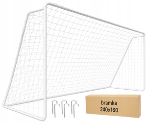 <span class=keywords><strong>Obiettivo</strong></span> da calcio 8X5.6 Ft, telaio da calcio rivestito in polvere con rete per tutte le stagioni e porta da calcio staccabile - Product Image 1