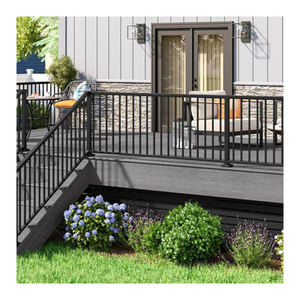 Lan can ban công Dễ lắp đặt cho biệt thự hàng rào nhôm ngoài trời hiện đại với lan can thép carbon - Product Image 5