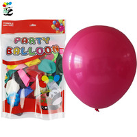 Ballons de haute qualité de 10 pouces en latex naturel, disponibles en bleu foncé, rose, or, rouge, argent, vert
