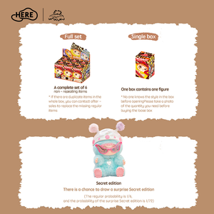 [boutique officielle] WAKUKU Ensemble de boîtes mystère de poupées en peluche mignonnes et moelleuses de l'équipe de fête de dessin animé, cadeau - Product Image 5