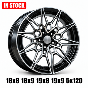 Jantes en alliage d'aluminium GW en stock 18x8 18x9 19x8 19x9 pouces 5x120 pour Tesla Model S BMW Série 3 Série 5 M3 M4 M5 - Product Image 1