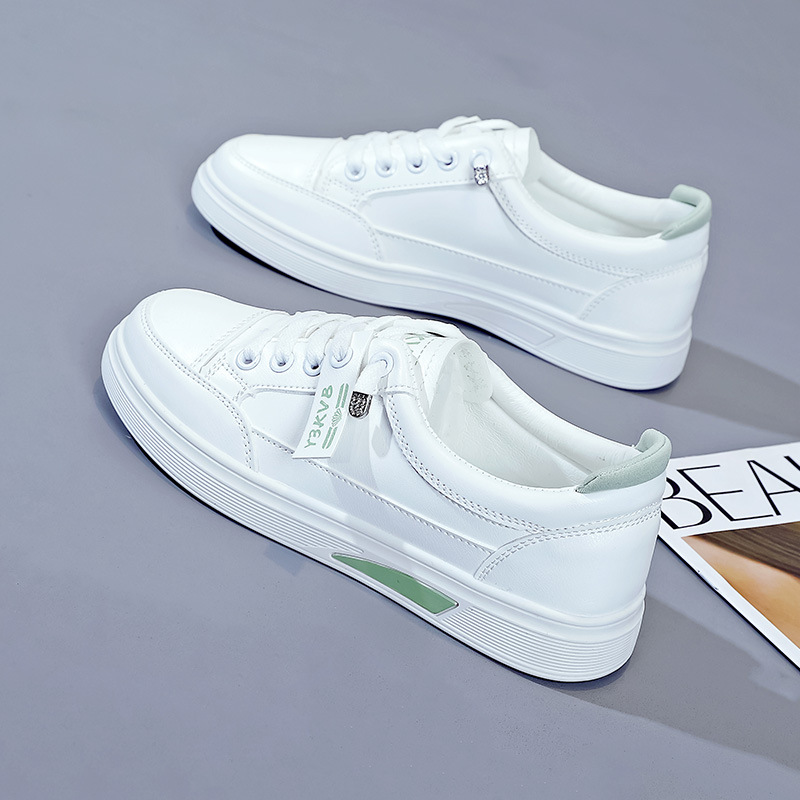 White and green