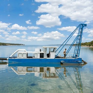 Drague de dragage à jet de succion pour lagons et lacs, bateau fluvial abordable - Product Image 1