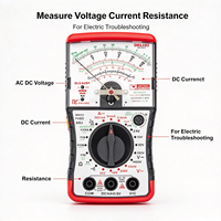 Multimeter Digital Cerdas Presisi Tinggi Anti Bakar, Penguji Arus dan Tegangan untuk Perawatan Teknisi Listrik