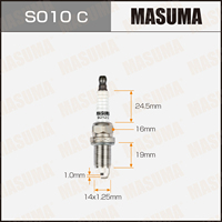 Pièces automobiles MASUMA S010C, bougie d'allumage de qualité supérieure pour voiture, ZFR5F-11 90098-66066 98079-5514G 18829-11050 F287-18-110 pour HONDA