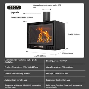 Caminetto a <span class=keywords><strong>Legna</strong></span> per Interni Stile Europeo Riscaldatore per Soggiorno di Villa o <span class=keywords><strong>Casa</strong></span> di Campagna - Product Image 6