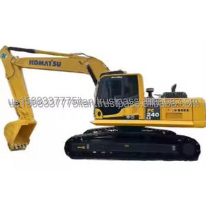 Promotion! Excavatrice sur chenilles Komatsu PC240LC de 24 tonnes certifiée CE, à haut rendement énergétique, modèle 2022, garantie 1 an, godet de 1,5 m, d'occasion - Product Image 1