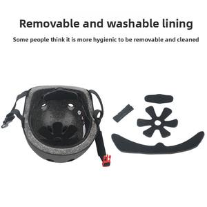 Casco de Ciclismo y Patinaje para Adultos y Niños, Patines de Ruedas, <span class=keywords><strong>Bicicleta</strong></span> de Equilibrio, Circunferencia de Cabeza Ajustable, Diseño de Flor de Ciruelo, Unisex - Product Image 3