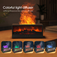 Diffuseur électrique 150ml Fire Flame Cool Mist Télécommande pour chambre à coucher Cadeau