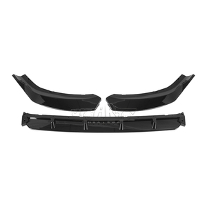 Pièces automobiles Haosheng, becquet de pare-chocs avant, plastique, aspect fibre de carbone, 3 sections, becquet avant pour <span class=keywords><strong>Peugeot</strong></span> <span class=keywords><strong>Partner</strong></span>, portes latérales, <span class=keywords><strong>2023</strong></span>+ - Product Image 2